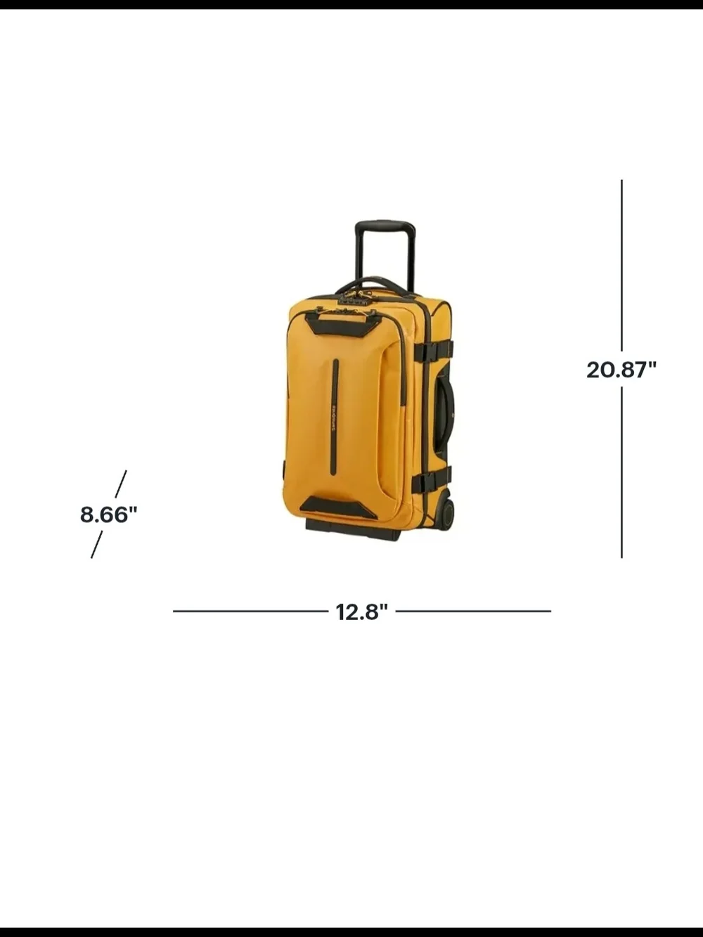 Carry-On Rolling Duffle Bag - Yellow